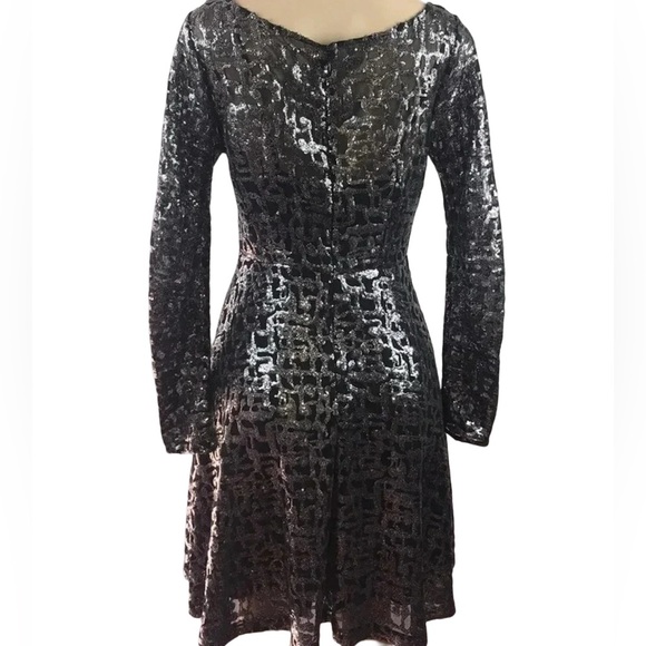 Plenty Dress by Tracy Reese Black/Silver Size 2 New With Tags - Picture 2 of 7